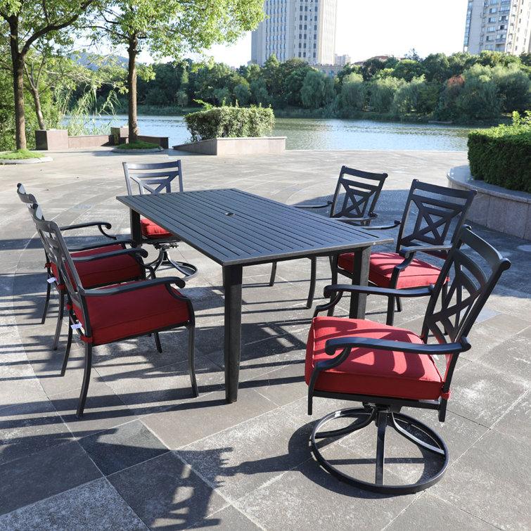 Canora Grey 23.62" W X 25.97" D X 37.8" H A Set Of Two Swivel Dining